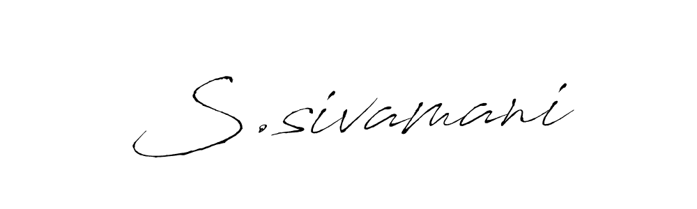 This is the best signature style for the S.sivamani name. Also you like these signature font (Antro_Vectra). Mix name signature. S.sivamani signature style 6 images and pictures png