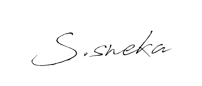 How to Draw S.sneka signature style? Antro_Vectra is a latest design signature styles for name S.sneka. S.sneka signature style 6 images and pictures png