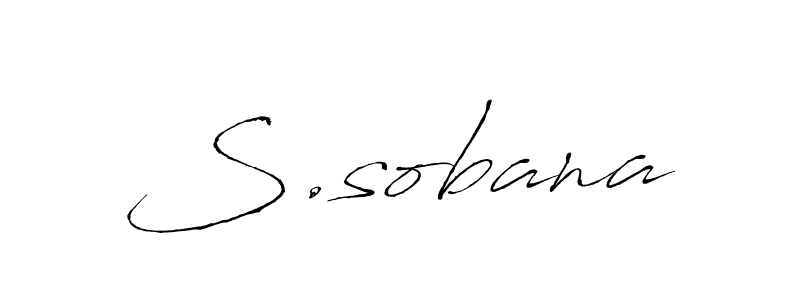 Once you've used our free online signature maker to create your best signature Antro_Vectra style, it's time to enjoy all of the benefits that S.sobana name signing documents. S.sobana signature style 6 images and pictures png