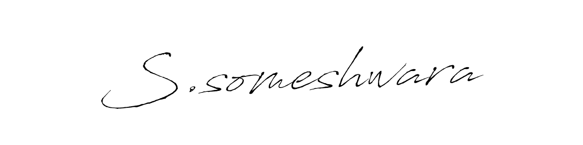 This is the best signature style for the S.someshwara name. Also you like these signature font (Antro_Vectra). Mix name signature. S.someshwara signature style 6 images and pictures png