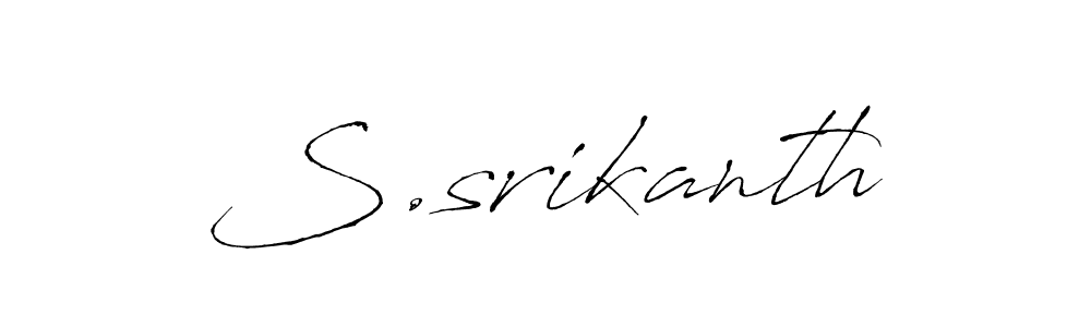 How to Draw S.srikanth signature style? Antro_Vectra is a latest design signature styles for name S.srikanth. S.srikanth signature style 6 images and pictures png