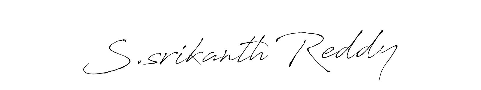 This is the best signature style for the S.srikanth Reddy name. Also you like these signature font (Antro_Vectra). Mix name signature. S.srikanth Reddy signature style 6 images and pictures png