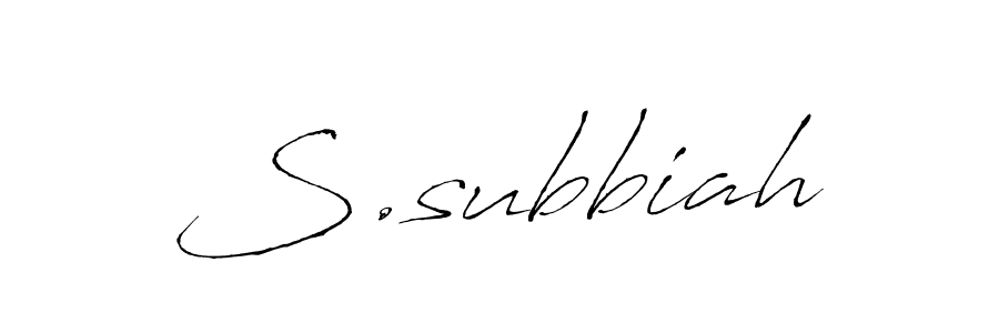 Also You can easily find your signature by using the search form. We will create S.subbiah name handwritten signature images for you free of cost using Antro_Vectra sign style. S.subbiah signature style 6 images and pictures png