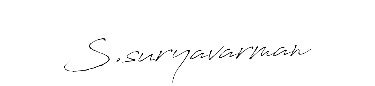 You can use this online signature creator to create a handwritten signature for the name S.suryavarman. This is the best online autograph maker. S.suryavarman signature style 6 images and pictures png