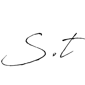 Best and Professional Signature Style for S.t. Antro_Vectra Best Signature Style Collection. S.t signature style 6 images and pictures png