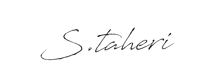 It looks lik you need a new signature style for name S.taheri. Design unique handwritten (Antro_Vectra) signature with our free signature maker in just a few clicks. S.taheri signature style 6 images and pictures png