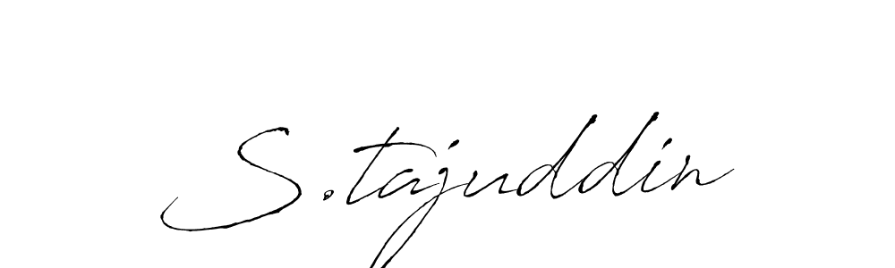 How to Draw S.tajuddin signature style? Antro_Vectra is a latest design signature styles for name S.tajuddin. S.tajuddin signature style 6 images and pictures png