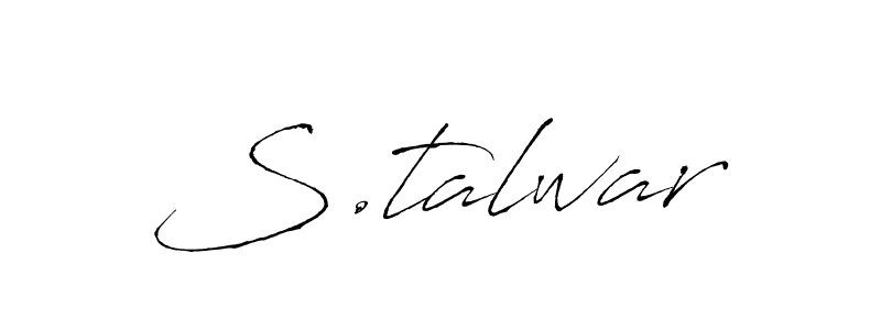 Use a signature maker to create a handwritten signature online. With this signature software, you can design (Antro_Vectra) your own signature for name S.talwar. S.talwar signature style 6 images and pictures png