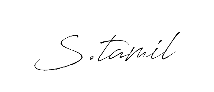 How to Draw S.tamil signature style? Antro_Vectra is a latest design signature styles for name S.tamil. S.tamil signature style 6 images and pictures png