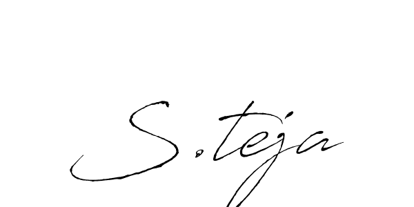 Check out images of Autograph of S.teja name. Actor S.teja Signature Style. Antro_Vectra is a professional sign style online. S.teja signature style 6 images and pictures png
