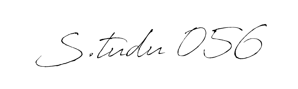 How to make S.tudu 056 name signature. Use Antro_Vectra style for creating short signs online. This is the latest handwritten sign. S.tudu 056 signature style 6 images and pictures png