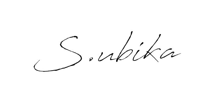 The best way (Antro_Vectra) to make a short signature is to pick only two or three words in your name. The name S.ubika include a total of six letters. For converting this name. S.ubika signature style 6 images and pictures png