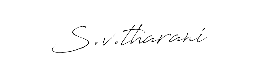 It looks lik you need a new signature style for name S.v.tharani. Design unique handwritten (Antro_Vectra) signature with our free signature maker in just a few clicks. S.v.tharani signature style 6 images and pictures png