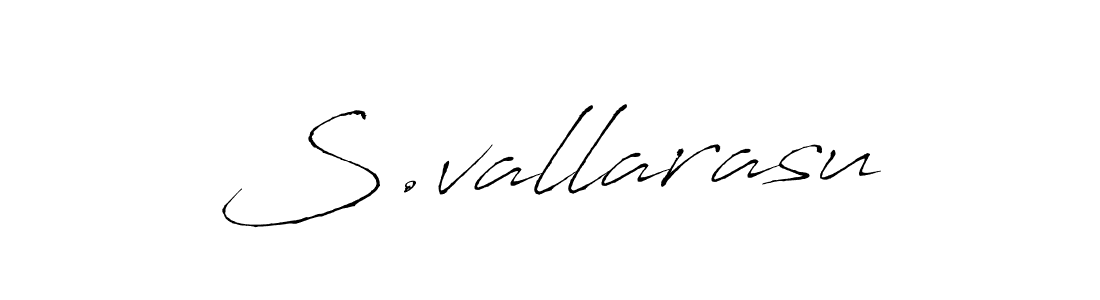 Use a signature maker to create a handwritten signature online. With this signature software, you can design (Antro_Vectra) your own signature for name S.vallarasu. S.vallarasu signature style 6 images and pictures png