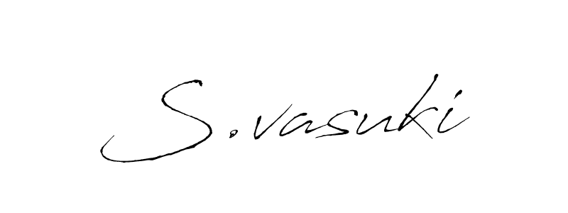 Also we have S.vasuki name is the best signature style. Create professional handwritten signature collection using Antro_Vectra autograph style. S.vasuki signature style 6 images and pictures png