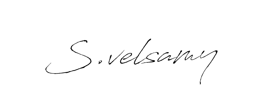 Antro_Vectra is a professional signature style that is perfect for those who want to add a touch of class to their signature. It is also a great choice for those who want to make their signature more unique. Get S.velsamy name to fancy signature for free. S.velsamy signature style 6 images and pictures png