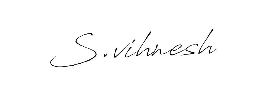This is the best signature style for the S.vihnesh name. Also you like these signature font (Antro_Vectra). Mix name signature. S.vihnesh signature style 6 images and pictures png