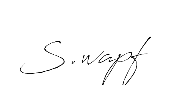 Similarly Antro_Vectra is the best handwritten signature design. Signature creator online .You can use it as an online autograph creator for name S.wapf. S.wapf signature style 6 images and pictures png