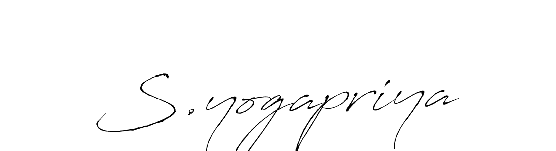 This is the best signature style for the S.yogapriya name. Also you like these signature font (Antro_Vectra). Mix name signature. S.yogapriya signature style 6 images and pictures png