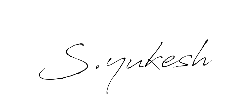 Similarly Antro_Vectra is the best handwritten signature design. Signature creator online .You can use it as an online autograph creator for name S.yukesh. S.yukesh signature style 6 images and pictures png