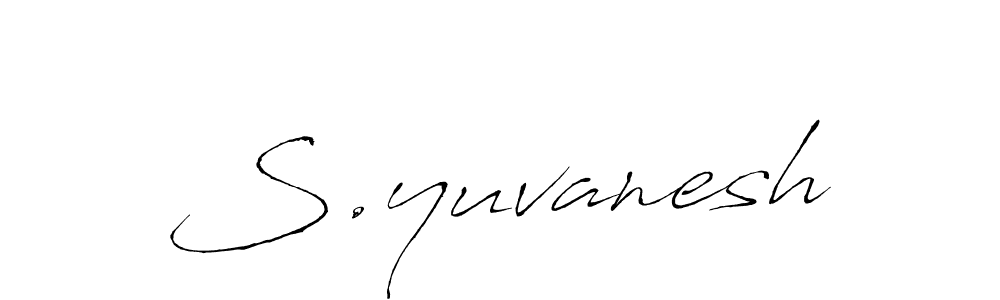 How to Draw S.yuvanesh signature style? Antro_Vectra is a latest design signature styles for name S.yuvanesh. S.yuvanesh signature style 6 images and pictures png