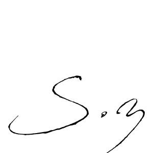 You should practise on your own different ways (Antro_Vectra) to write your name (S.z) in signature. don't let someone else do it for you. S.z signature style 6 images and pictures png