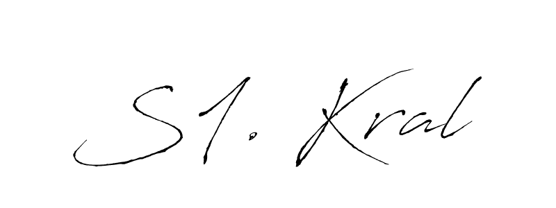 How to Draw S1. Kral signature style? Antro_Vectra is a latest design signature styles for name S1. Kral. S1. Kral signature style 6 images and pictures png