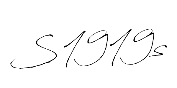 S1919s stylish signature style. Best Handwritten Sign (Antro_Vectra) for my name. Handwritten Signature Collection Ideas for my name S1919s. S1919s signature style 6 images and pictures png