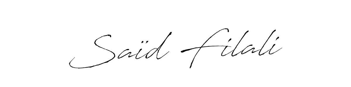 How to Draw Saïd Filali signature style? Antro_Vectra is a latest design signature styles for name Saïd Filali. Saïd Filali signature style 6 images and pictures png