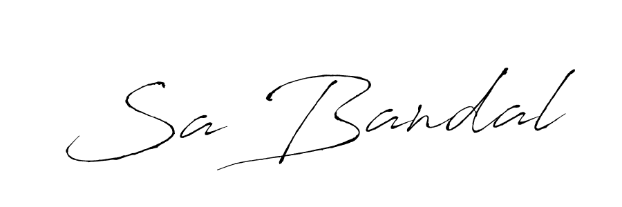 The best way (Antro_Vectra) to make a short signature is to pick only two or three words in your name. The name Sa Bandal include a total of six letters. For converting this name. Sa Bandal signature style 6 images and pictures png