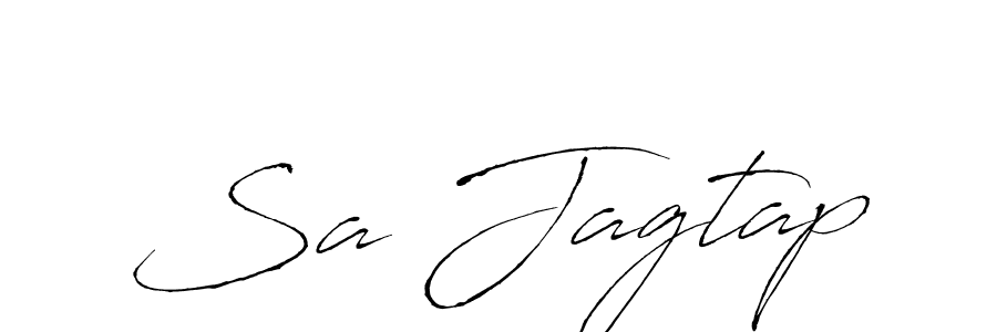 if you are searching for the best signature style for your name Sa Jagtap. so please give up your signature search. here we have designed multiple signature styles  using Antro_Vectra. Sa Jagtap signature style 6 images and pictures png