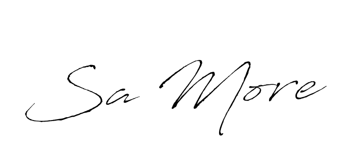 See photos of Sa More official signature by Spectra . Check more albums & portfolios. Read reviews & check more about Antro_Vectra font. Sa More signature style 6 images and pictures png