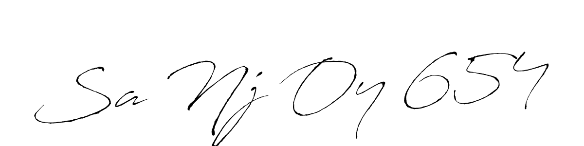 Similarly Antro_Vectra is the best handwritten signature design. Signature creator online .You can use it as an online autograph creator for name Sa Nj Oy 654. Sa Nj Oy 654 signature style 6 images and pictures png