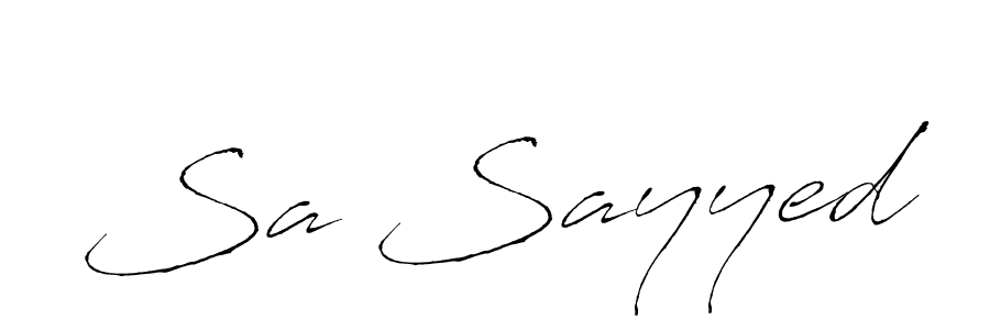 Also You can easily find your signature by using the search form. We will create Sa Sayyed name handwritten signature images for you free of cost using Antro_Vectra sign style. Sa Sayyed signature style 6 images and pictures png