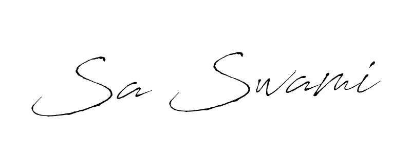 Use a signature maker to create a handwritten signature online. With this signature software, you can design (Antro_Vectra) your own signature for name Sa Swami. Sa Swami signature style 6 images and pictures png