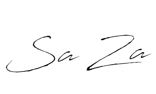 Make a beautiful signature design for name Sa Za. Use this online signature maker to create a handwritten signature for free. Sa Za signature style 6 images and pictures png