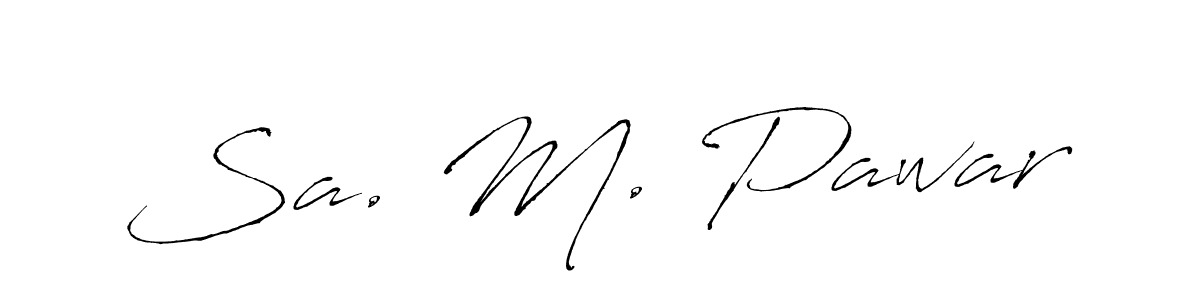 Make a beautiful signature design for name Sa. M. Pawar. Use this online signature maker to create a handwritten signature for free. Sa. M. Pawar signature style 6 images and pictures png