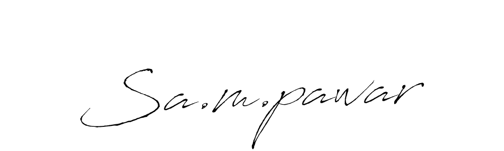 The best way (Antro_Vectra) to make a short signature is to pick only two or three words in your name. The name Sa.m.pawar include a total of six letters. For converting this name. Sa.m.pawar signature style 6 images and pictures png
