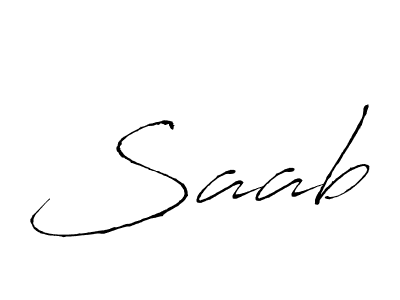 Also we have Saab name is the best signature style. Create professional handwritten signature collection using Antro_Vectra autograph style. Saab signature style 6 images and pictures png