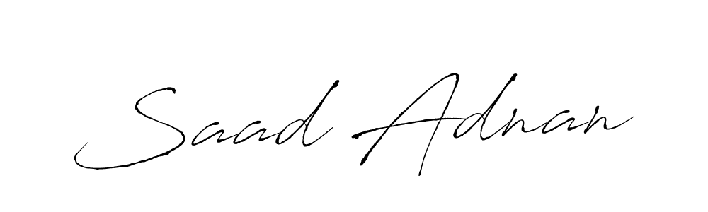 Make a short Saad Adnan signature style. Manage your documents anywhere anytime using Antro_Vectra. Create and add eSignatures, submit forms, share and send files easily. Saad Adnan signature style 6 images and pictures png