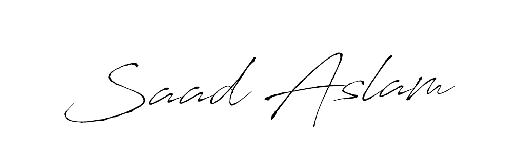 How to Draw Saad Aslam signature style? Antro_Vectra is a latest design signature styles for name Saad Aslam. Saad Aslam signature style 6 images and pictures png