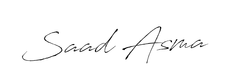 You should practise on your own different ways (Antro_Vectra) to write your name (Saad Asma) in signature. don't let someone else do it for you. Saad Asma signature style 6 images and pictures png