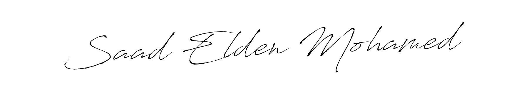 How to make Saad Elden Mohamed signature? Antro_Vectra is a professional autograph style. Create handwritten signature for Saad Elden Mohamed name. Saad Elden Mohamed signature style 6 images and pictures png