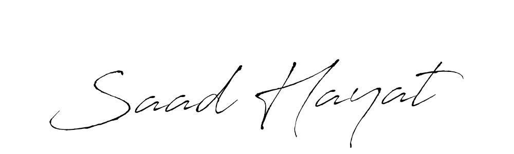 You should practise on your own different ways (Antro_Vectra) to write your name (Saad Hayat) in signature. don't let someone else do it for you. Saad Hayat signature style 6 images and pictures png