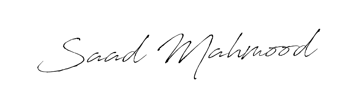 Also You can easily find your signature by using the search form. We will create Saad Mahmood name handwritten signature images for you free of cost using Antro_Vectra sign style. Saad Mahmood signature style 6 images and pictures png