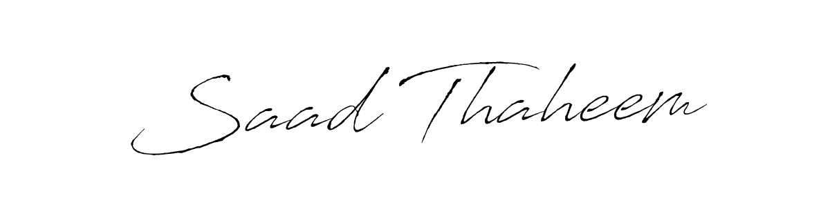 Make a short Saad Thaheem signature style. Manage your documents anywhere anytime using Antro_Vectra. Create and add eSignatures, submit forms, share and send files easily. Saad Thaheem signature style 6 images and pictures png