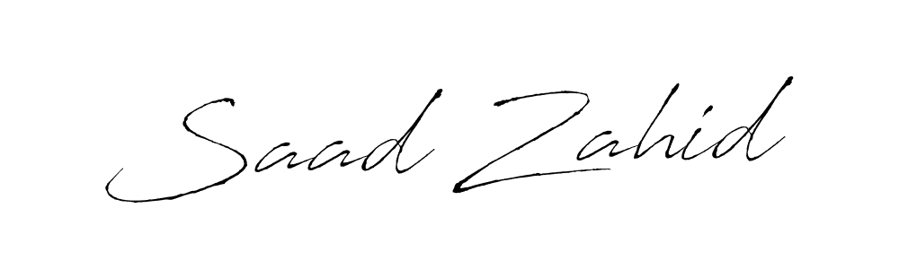 The best way (Antro_Vectra) to make a short signature is to pick only two or three words in your name. The name Saad Zahid include a total of six letters. For converting this name. Saad Zahid signature style 6 images and pictures png