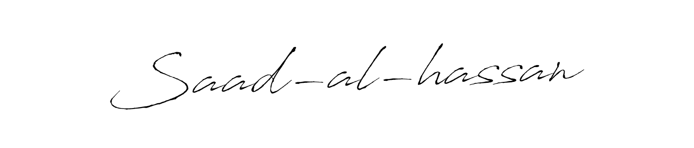 Create a beautiful signature design for name Saad-al-hassan. With this signature (Antro_Vectra) fonts, you can make a handwritten signature for free. Saad-al-hassan signature style 6 images and pictures png