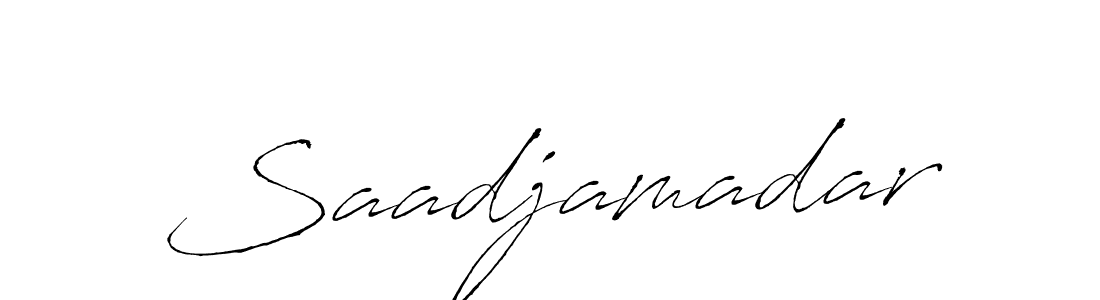 It looks lik you need a new signature style for name Saadjamadar. Design unique handwritten (Antro_Vectra) signature with our free signature maker in just a few clicks. Saadjamadar signature style 6 images and pictures png