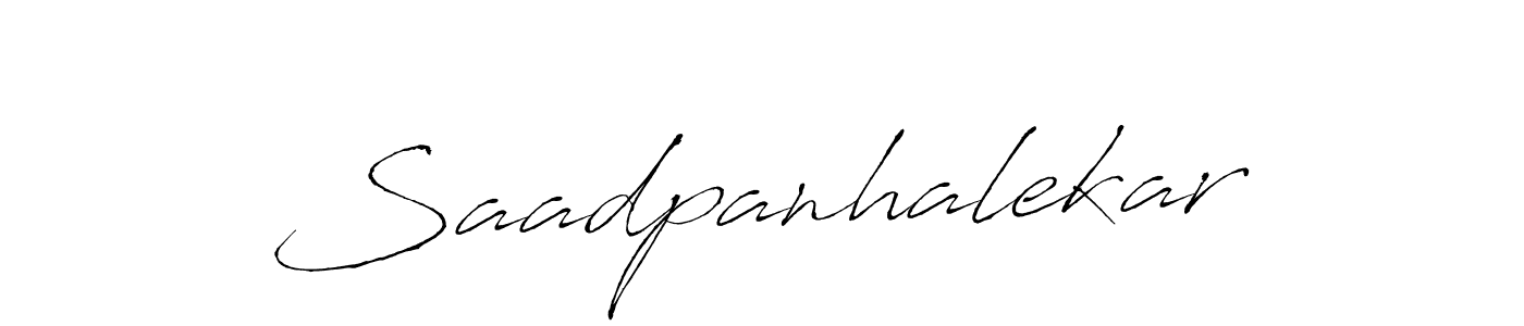 It looks lik you need a new signature style for name Saadpanhalekar. Design unique handwritten (Antro_Vectra) signature with our free signature maker in just a few clicks. Saadpanhalekar signature style 6 images and pictures png